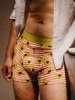 Funny Avocado - Mens Fitted Trunks - Good Mood